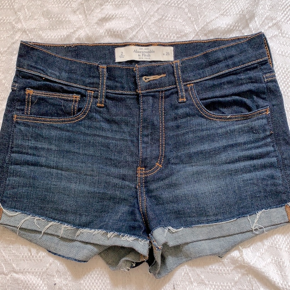 High waisted denim shorts!